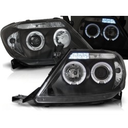 TOYOTA HILUX 05-11 - predné čierna svetlá ANGEL EYES