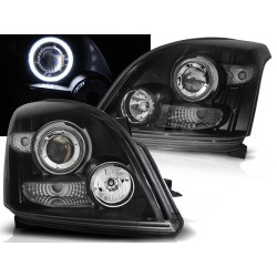 TOYOTA LAND CRUISER 120 03-09 - predné čierna svetlá ANGEL EYES CCFL