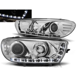 VW SCIROCCO 08-14 - predné chrom svetlá s LED svietením