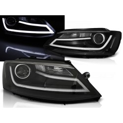 VW JETTA VI 11-18 - predné čierna svetlá TUBE LIGHT