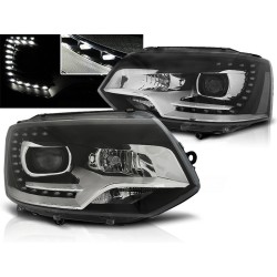 VW T5 10-15 - predné svetlá s LED denným svietením XENON LOOK