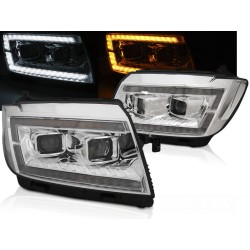 VW CRAFTER II 2017- - predné chrom svetlá s LED denným svietením dynamickým smerom