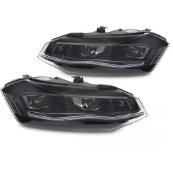 Volkswagen Polo 2G 2017-2021 - Predné LED svetlá SILVER LINE SEQ DRL