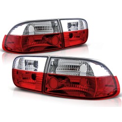 HONDA CIVIC 91-95 2D / 4D - zadné svetlá červeno biela