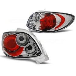 PEUGEOT 206 CC 98- - zadné svetlá chrom