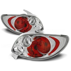 PEUGEOT 206 98- 3D / 5D - zadné svetlá chrom