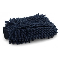 Mammoth Black Onyx Chenile Microfibre Wash Mitt mikrovláknová rukavice