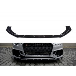 Maxton Design Splitter V.1 pod originálny predný nárazník Audi RS3 (8V) facelift sedan