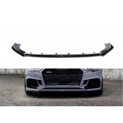 Maxton Design splitter V.2 pod originálny predný nárazník Audi RS3 (8V) facelift sedan