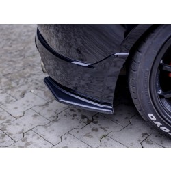Maxton Design bočné splittery zadného nárazníka pre Honda Civic VII (EP3) Type R / S facelift (2004-2006)