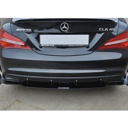 Maxton Design difúzor zadného nárazníka V.3 pre Mercedes-Benz CLA A45 AMG (C117) facelift (2017-)