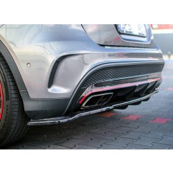 Maxton Design difúzor zadného nárazníka s rebrovaním pre Mercedes-Benz GLA 45 AMG (X156) predfacelift (2014-2017)