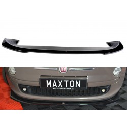 Maxton Design splitter V.2 pod originálny predný nárazník Fiat 500 hatch. predfacelift (2007-2015)