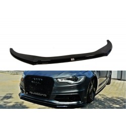 Maxton Design splitter V.2 pod originálny predný nárazník pre Audi A6 (C7) S-line (2011-2014)