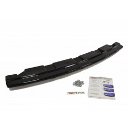 Maxton Design splitter pod zadný nárazník s rebrovaním pre BMW radu 5 (F11) M-pack 2011- sedan / kombi (iba s jednoduchými koncovkami na každej strane)