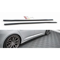 Audi A6 C8 S-Line, difúzory pod bočné prahy, Maxton design