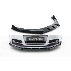 Audi TT S 8J vrátane FACELIFT / Audi TT S-line 8J Facelift, spojler pod predný nárazník ver.3, Maxton design