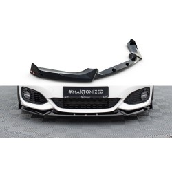 BMW rad 1 F20/F21 Facelift M-Pack/M140i, spojler pod predný nárazník v.5 s krídelkami, Maxton design