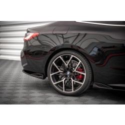 BMW rad 4 G22/G23 M-Pack vrátane FACELIFT, bočné difúzory pod zadný nárazník ver.2, Maxton design