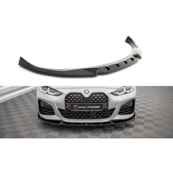 BMW rad 4 G26 M-Pack, spojler pod predný nárazník ver.2, plast ABS bez povrchovej úpravy, Maxton Design