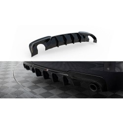 BMW rad 5 F10/F11 M-Pack, vložka zadného nárazníka ver.2 s jednokoncovkou na oboch stranách, Maxton design