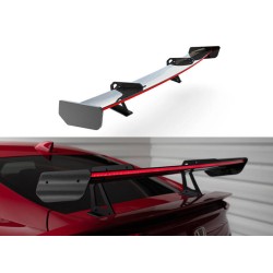Honda Civic Mk10 SI, karbónové zadné krídlo swan-neck s LED svetlom, Maxton Design Carbon Division
