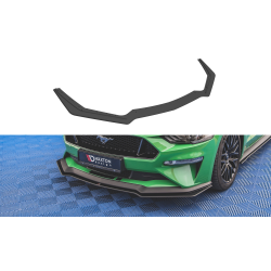 Ford Mustang MK6 GT Facelift - spoiler pod predný nárazník Ver.1 - plast ABS bez povrchovej úpravy, Maxton Design
