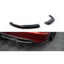 Honda Civic Mk9 Hatchback, bočné difúzory pod zadný nárazník, Maxton Design