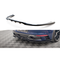 Porsche 911 992 Carrera/Carrera S Aero, stredový spojler pod zadný nárazník s rebrovaním v.1, maxton design
