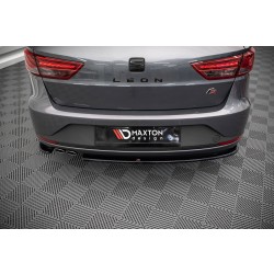 Seat Leon FR Mk3, bočné difúzory pod zadný nárazník ver.1, Maxton design