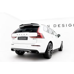 Volvo XC60 Mk 2 R-Design, spojler pod zadný nárazník s rebrovaním, Maxton design