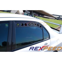 Mitsubishi Lancer Evo 9 - Okenné vetracie otvory z Carbonu od REXPEED!