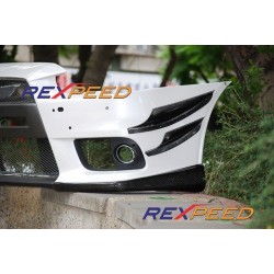 Mitsubishi Lancer Evo X - Canards z Carbonu od REXPEED!