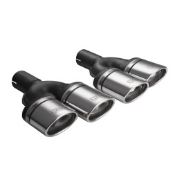 ULTER SPORT univerzálna dvojkoncovka výfuku oválna 95×65 s délkou 200 mm