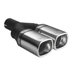 ULTER SPORT univerzálna dvojkoncovka výfuku obdĺžniková 80×65 s délkou 200 mm