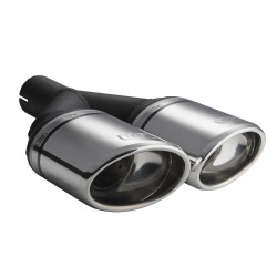 ULTER SPORT univerzálna dvojkoncovka výfuku oválna 120×80 s délkou 250