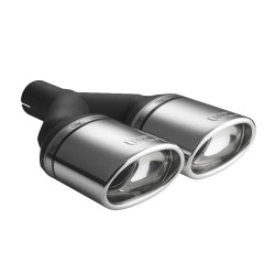 ULTER SPORT univerzálna dvojkoncovka výfuku oválna 120×80 s délkou 250