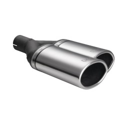 ULTER SPORT univerzálna dvojkoncovka výfuku oválna 220×80 s délkou 220 mm PRAVÁ