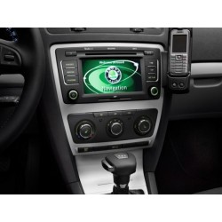 Škoda Octavia II - Rámček stredového panelu BRUSHED