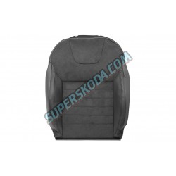 Škoda Octavia III - pravý poťah operadla čierna ALCANTARA