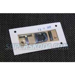 Škoda Octavia III - Logo na kufor TDI