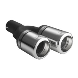 ULTER SPORT univerzálna dvojkoncovka výfuku guľatá Ø80 s délkou 200 mm/180