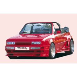 Rieger kompletný predný nárazník widebody II pro Volkswagen Golf 1 3-dver., 5-dver., kabriolet, GFK (laminát), bez výřezu pro mlhová světla