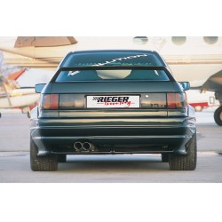 Rieger kompletní zadný nárazník widebody II pro Audi 80 89 sedan,  GFK (laminát)