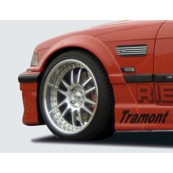 Rieger lem blatníku widebody II pro BMW rad 3 E36 kabriolet, kupé, sedan,  GFK (laminát), mont. strana ľavá
