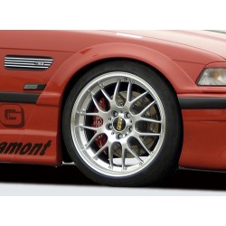 Rieger lem blatníku widebody II pro BMW rad 3 E36 kabriolet, kupé, sedan,  GFK (laminát), mont. strana pravá
