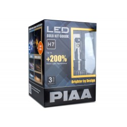 PIAA LED náhrady autožiaroviek H7 6000K - dokonale biele svetlo, až o 200% vyššiu svietivosť