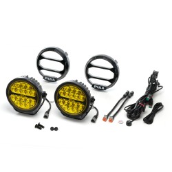 PIAA LPX570 ION YELLOW prídavné diaľkové okrúhle LED svetlomety s priemerom 184 mm / 7