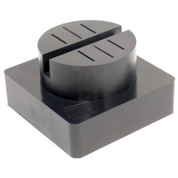 QuickJack Pinch-Weld Puck je gumový podstavec chrániaci hydraulický zdvihák a zvary automobilu pred poškodením