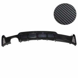 BMW radu 4 F32/F33/F36 2013-2020 - Difúzor zadného nárazníka pre M-packet s koncovkami na ľavej strane KARBON DESIGN